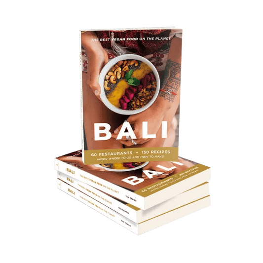 Bali Vegan Book. 60 Restaurants in Bali share 150+ recipes. Bali Vegan guidebook. 